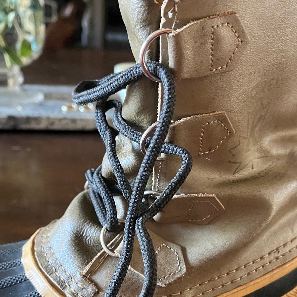 Sorel Women's Lace Up Boots - Brown and Black - Picture 4 of 13